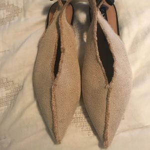 Zara pointy flats